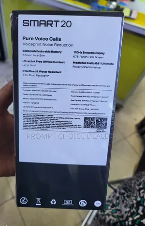 New Infinix Smart 20 64 GB Orange