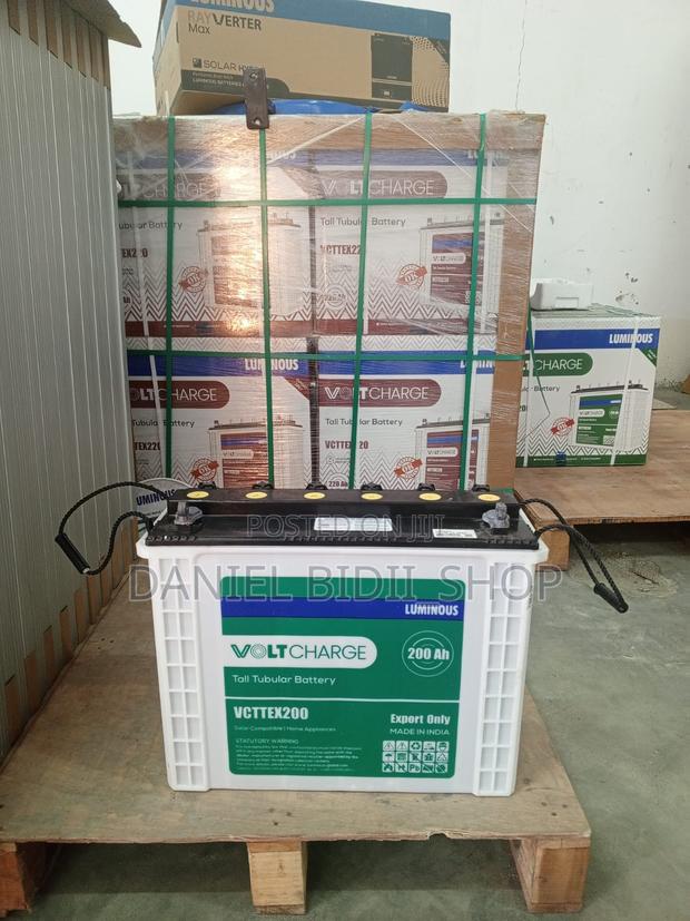 Luminous Voltcharge Tall Tubular Battery 200ah Vcttex200