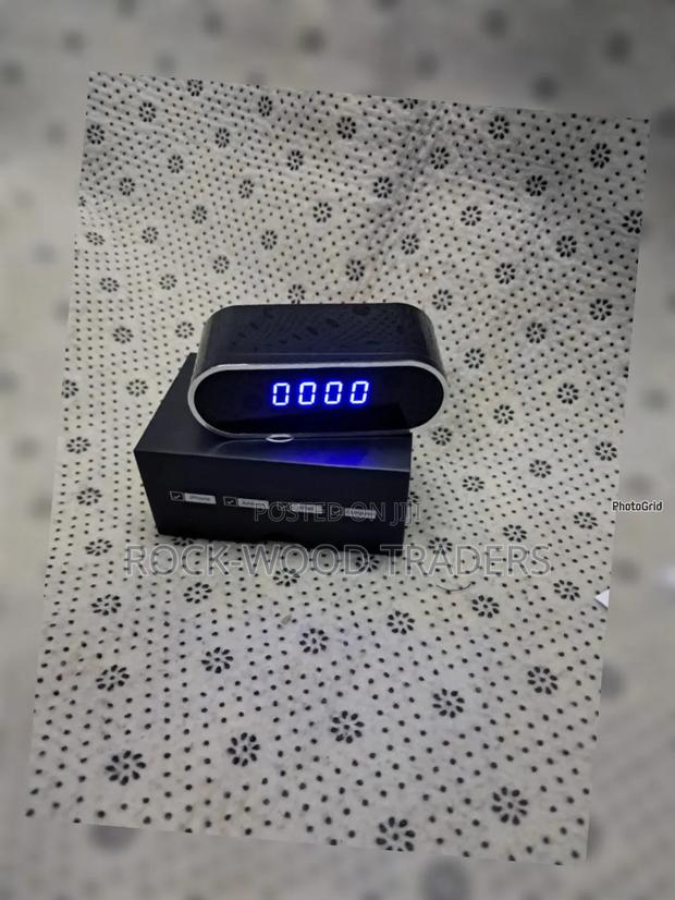 Portable Table Clock Wifi Spy Camera