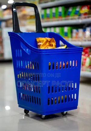 Shopping Baskets With Wheels and Loadig Capacity 60l