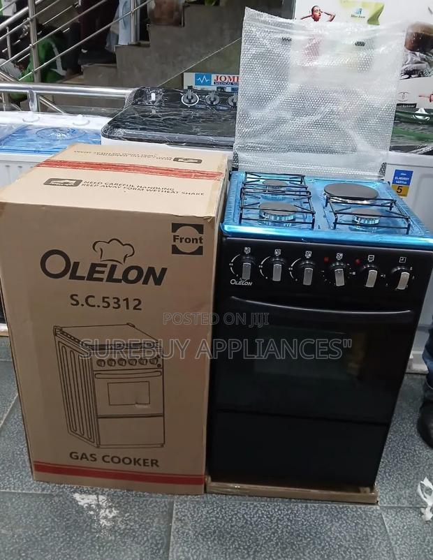 Olelon 50x55 3+1 Standing Cooker With Electric Oven