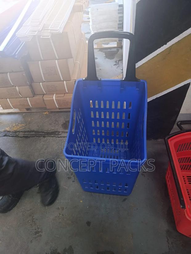 New 60l Shopping Baskets With Wheels
