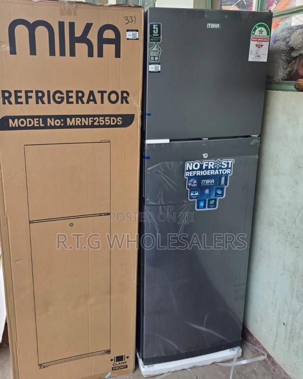 Mika 255l Mrnf255lsd No Frost Double Door Fridge