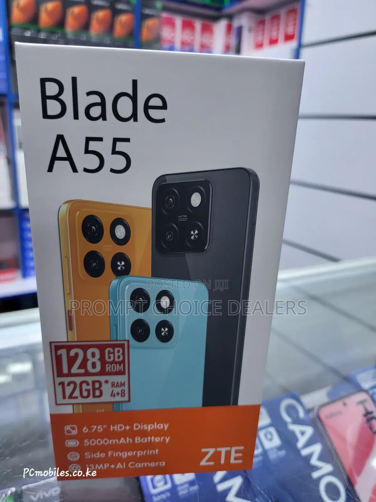 New ZTE A55 128 GB Black