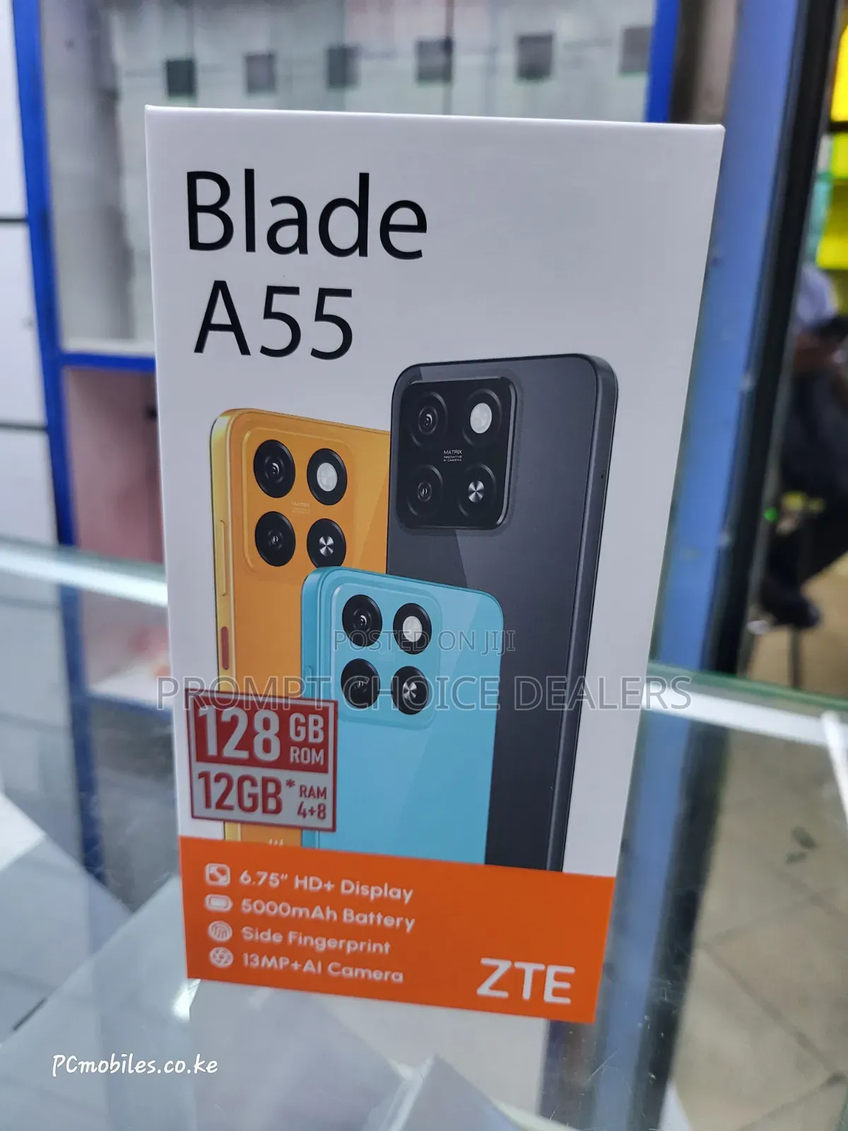 New ZTE A55 128 GB Black