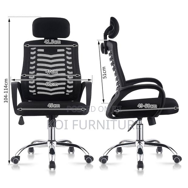 Office Chair :Nash06 Ergonomic High-Back Mesh Office Chair - thumbnail 4