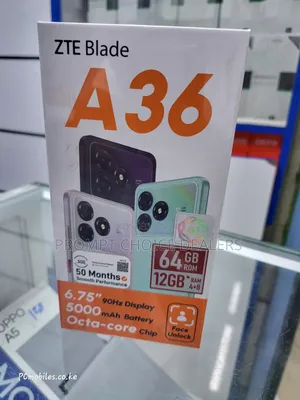 New ZTE Blade A36 64 GB Black