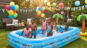 3m Deep Inflatable Swimming Pool for Backyard Parties