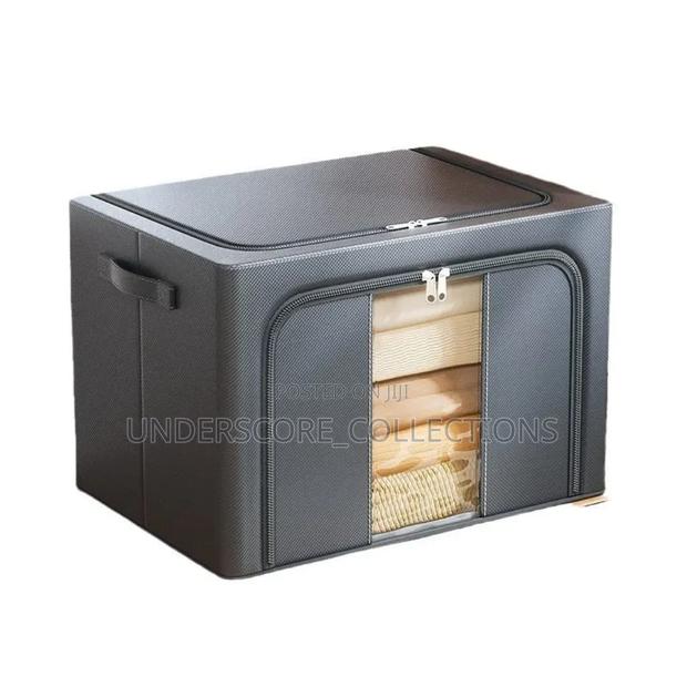 Quality Storage Boxes With Metallic Frame Stand Alone Boxes