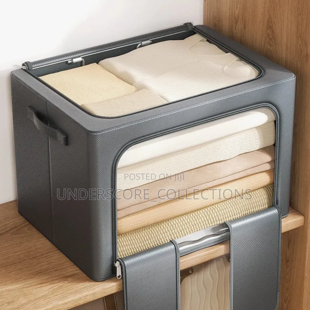 Quality Storage Boxes With Metallic Frame Stand Alone Boxes