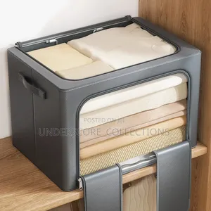 Quality Storage Boxes With Metallic Frame Stand Alone Boxes