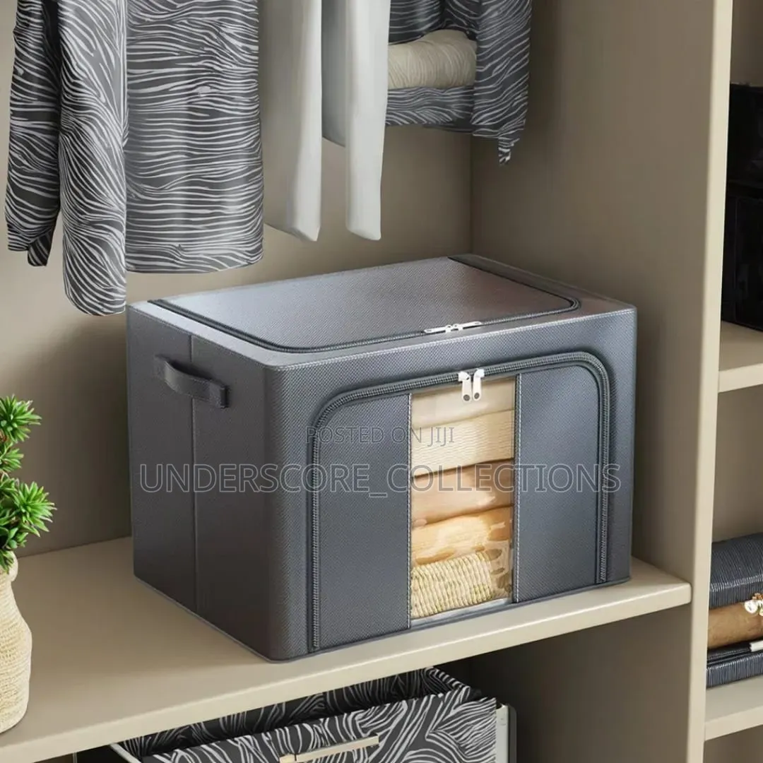 Quality Storage Boxes With Metallic Frame Stand Alone Boxes