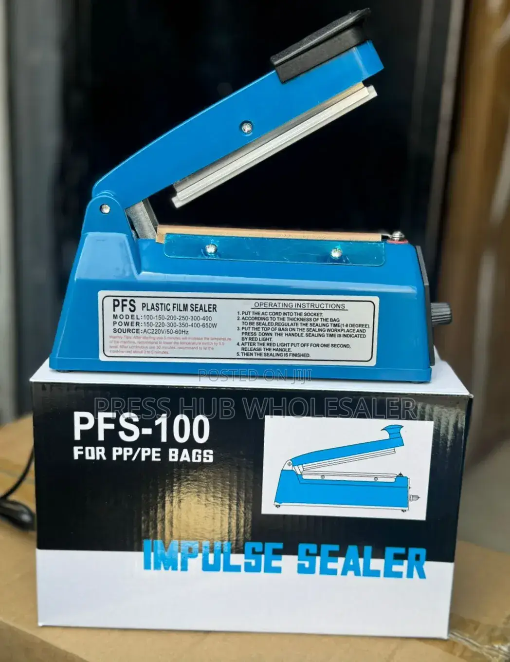 Pfs-100 Series 4-inch Portable Impulse Sealer
