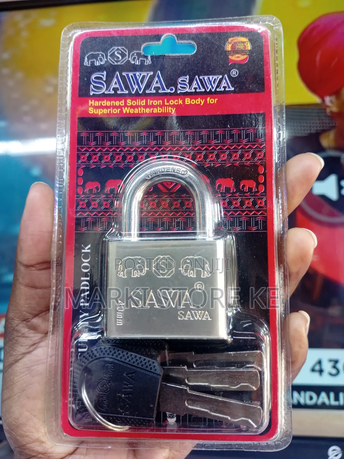 Original Sawa 40mm Padlock/Anti-Rust Padlock