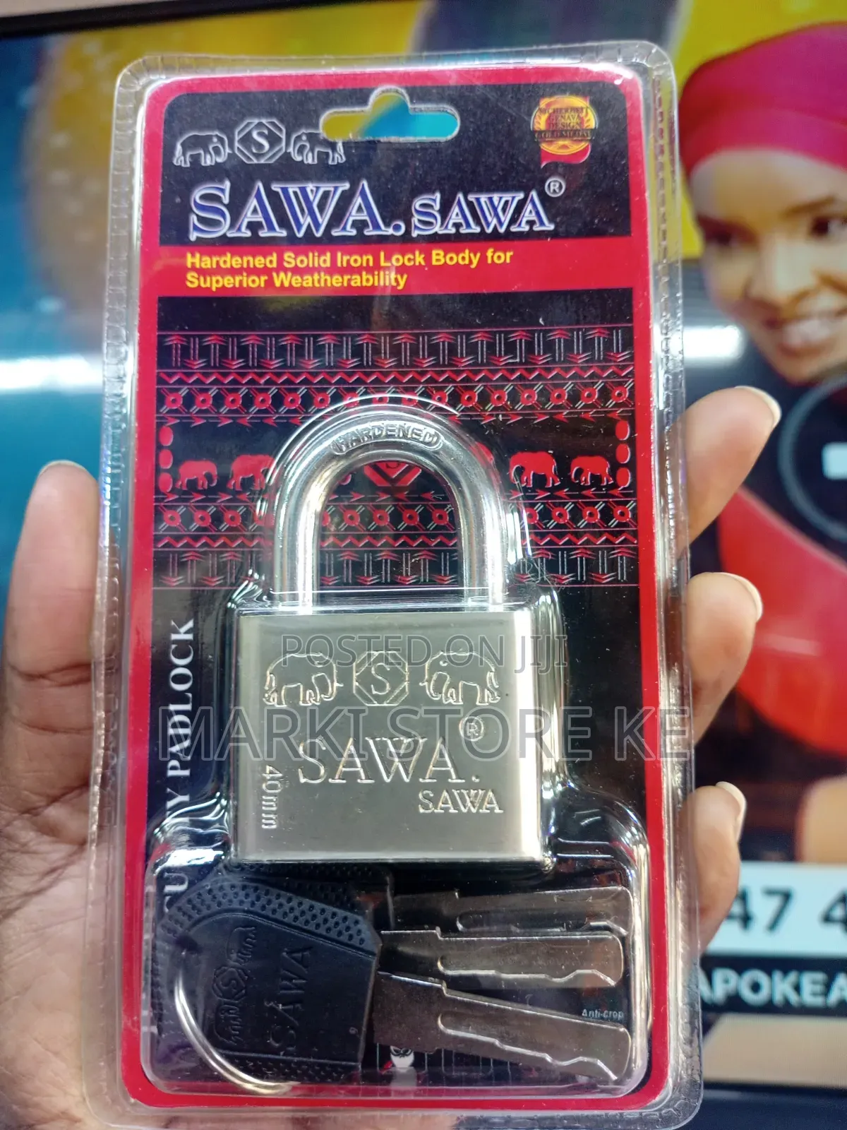 Original Sawa 40mm Padlock/Anti-Rust Padlock