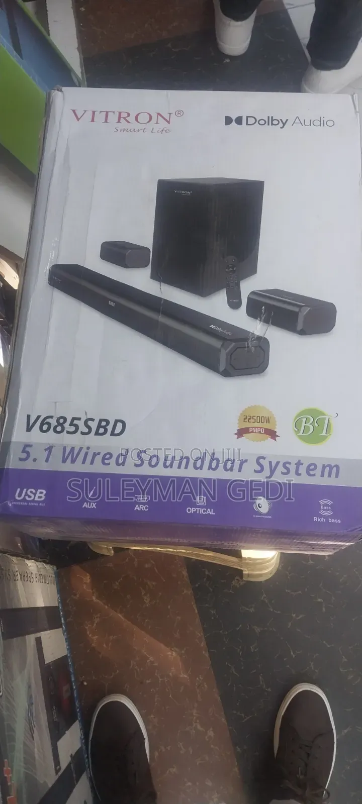 Vitron Soundbar 5.1 Channels V685sbd