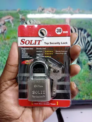 Top Security Solit 30 Mm Padlock With Four Unique Keys