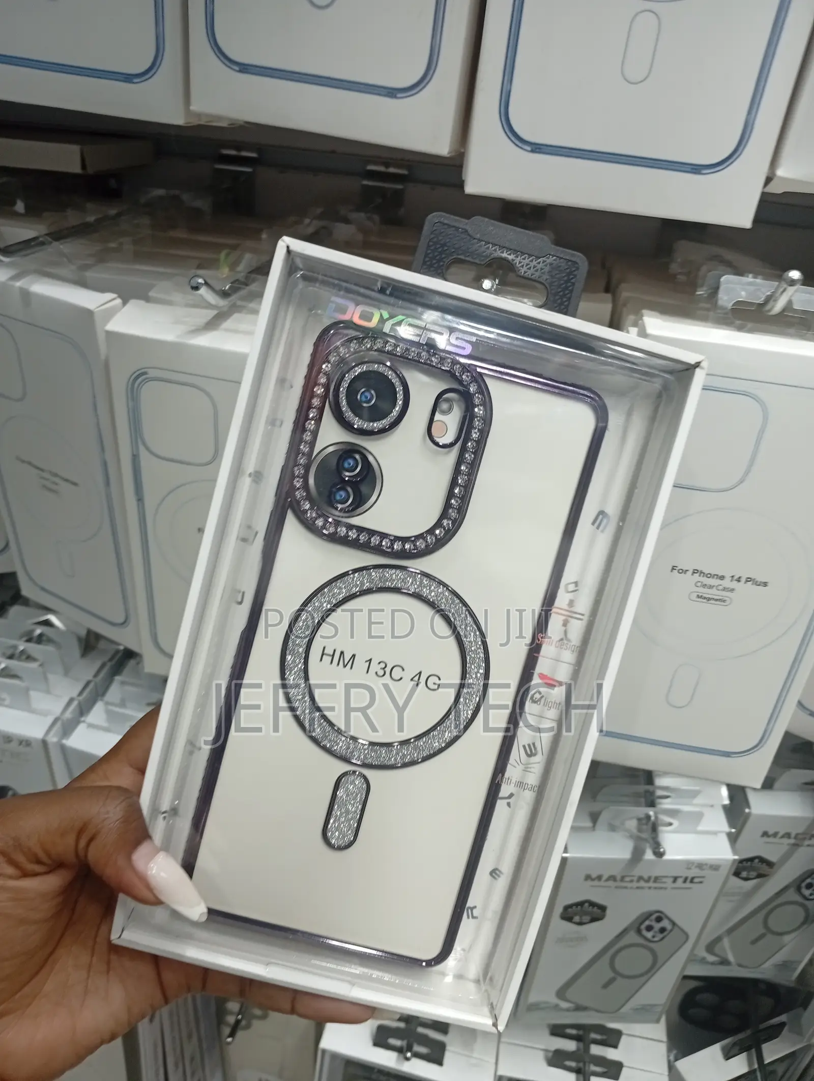 Xiaomi Redmi 13c 4g Fancy and Unique Clear Case