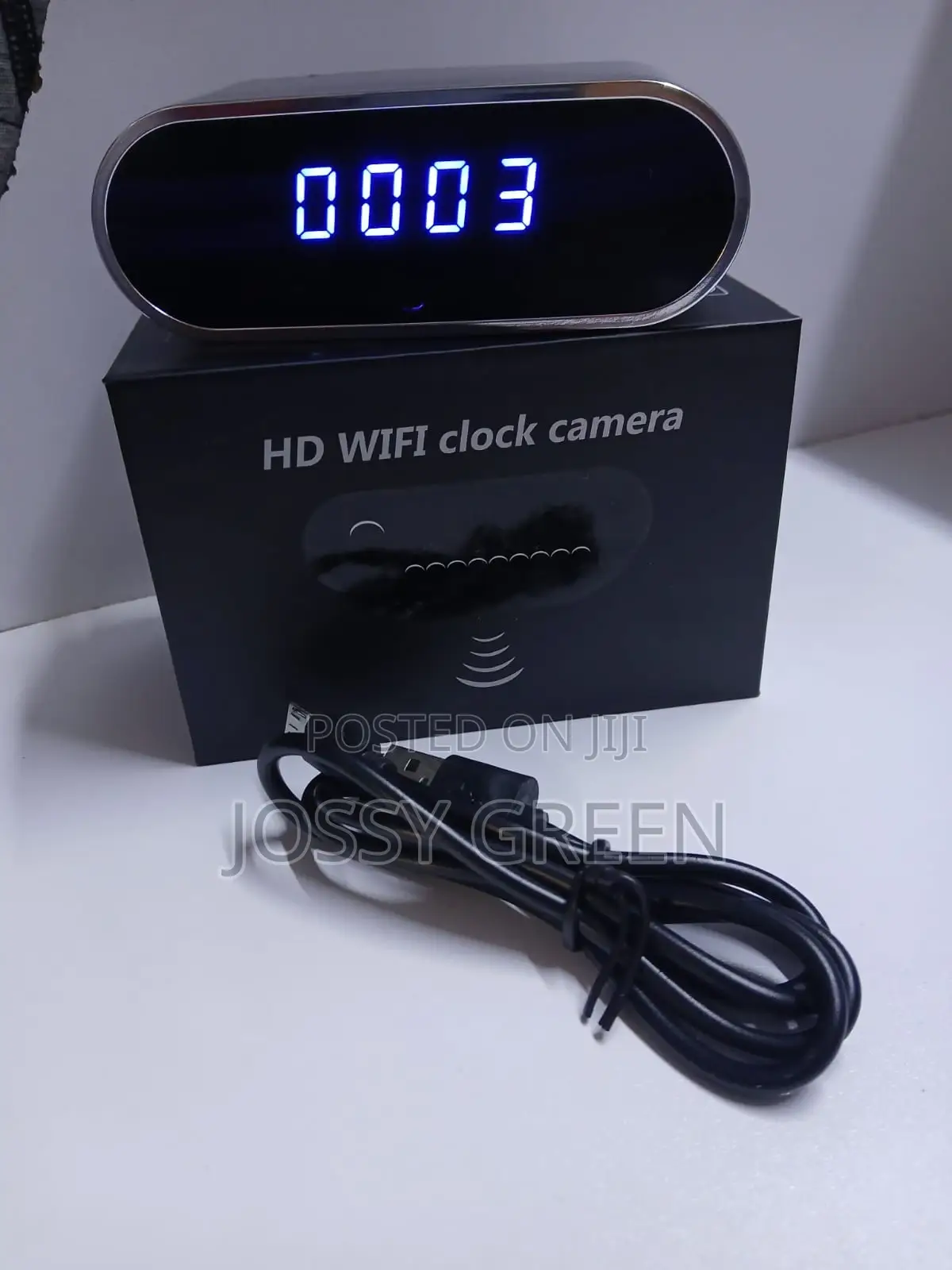 Indoor Hd Wifi Table Spy Clock Camera 1080p