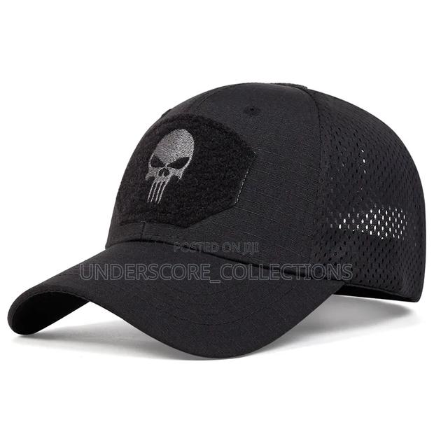 Camo Punisher Baseball Cap Fishing Caps - thumbnail 2