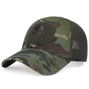 Camo Punisher Baseball Cap Fishing Caps