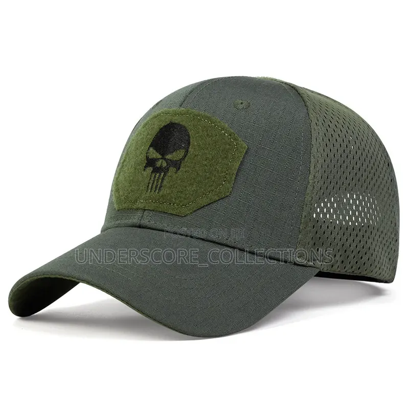 Camo Punisher Baseball Cap Fishing Caps