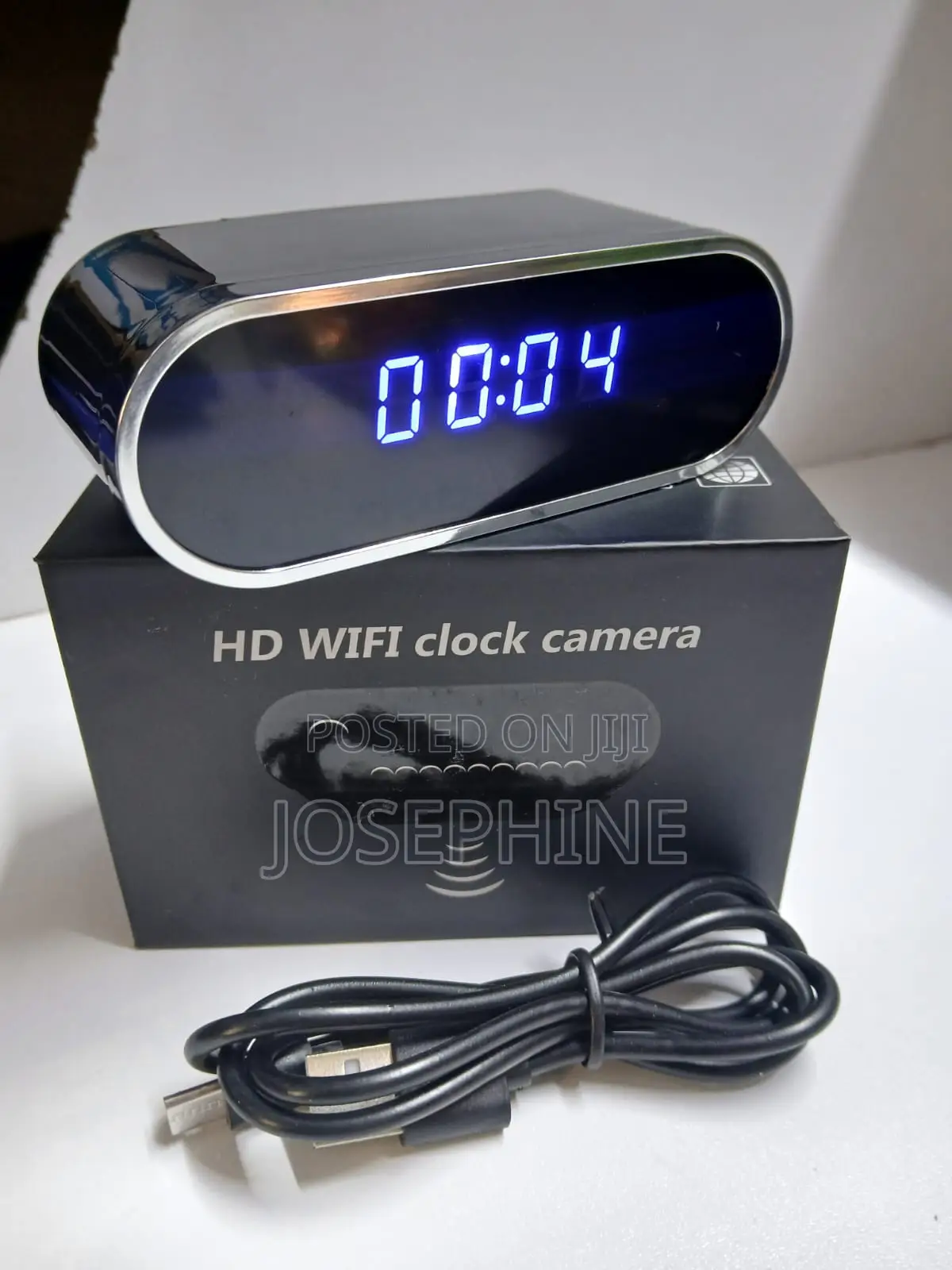 Table Clock Wifi Camera1080p Hd Mini Clock Camera Wireless