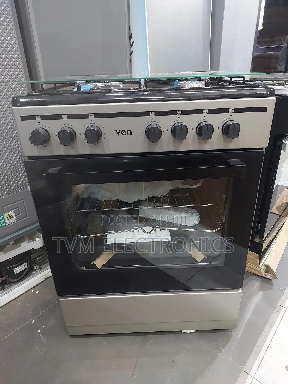 Von Vcf653131nsy Freestanding Cooker – 3 Gas + 1 Electric Burners