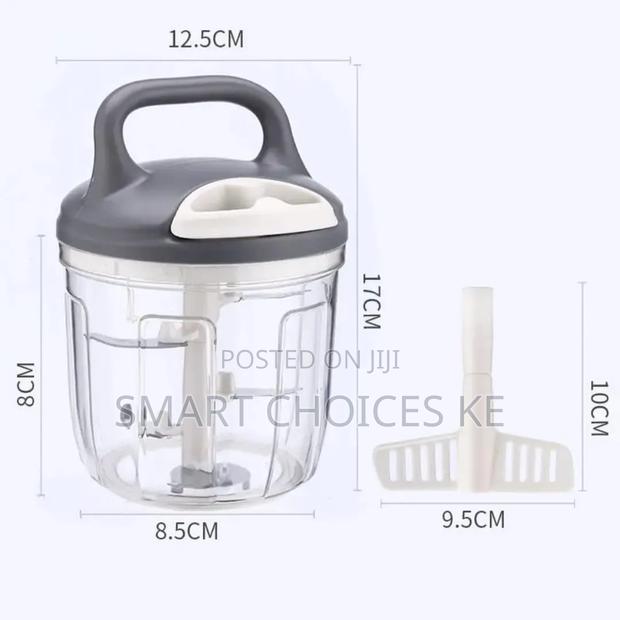  Big Size Manual Vegetable Chopper/Cutter
Capacity 1000ml - thumbnail 3