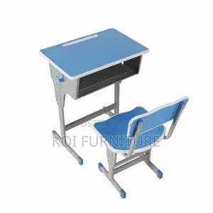 Kids Combo Modern Height-Adjustable Classroom Desk and Chair Sets