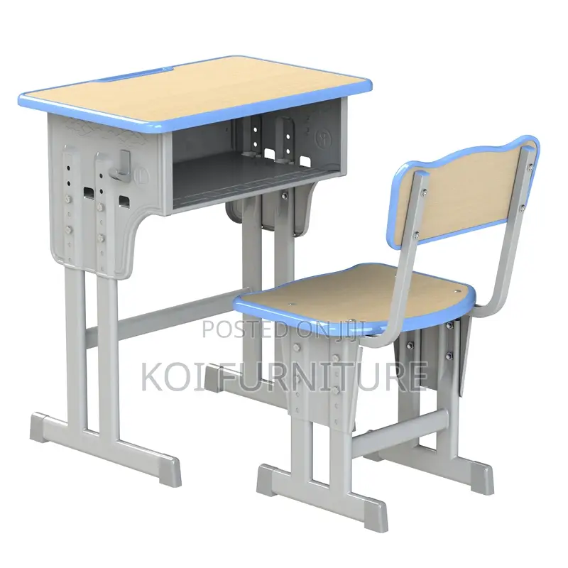 Kids Combo Modern Height-Adjustable Classroom Desk and Chair Sets