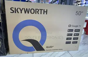 Skyworth 50-Inch Qled Smart Tv Uhd Google Tv Frameless