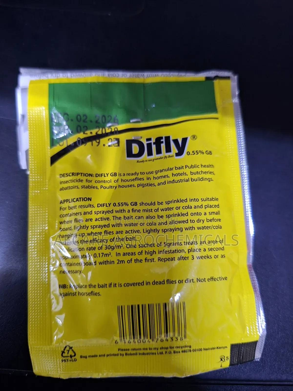 Difly Granular Fly Bait 0.55% Gb. 5grams