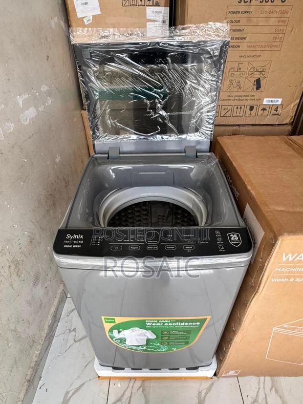 Syinix 8kg Full Automatic Washing Machine
