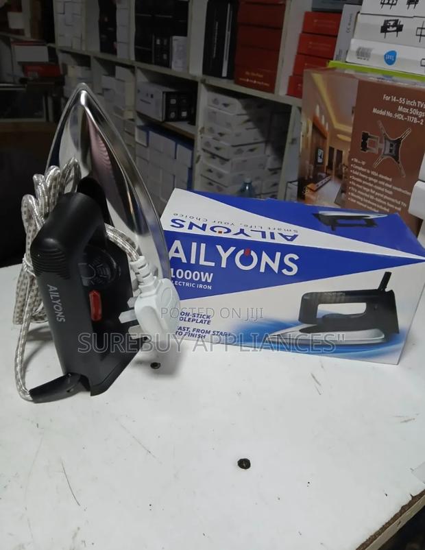 Ailyons Non-Stick Dry Iron – Silver Black