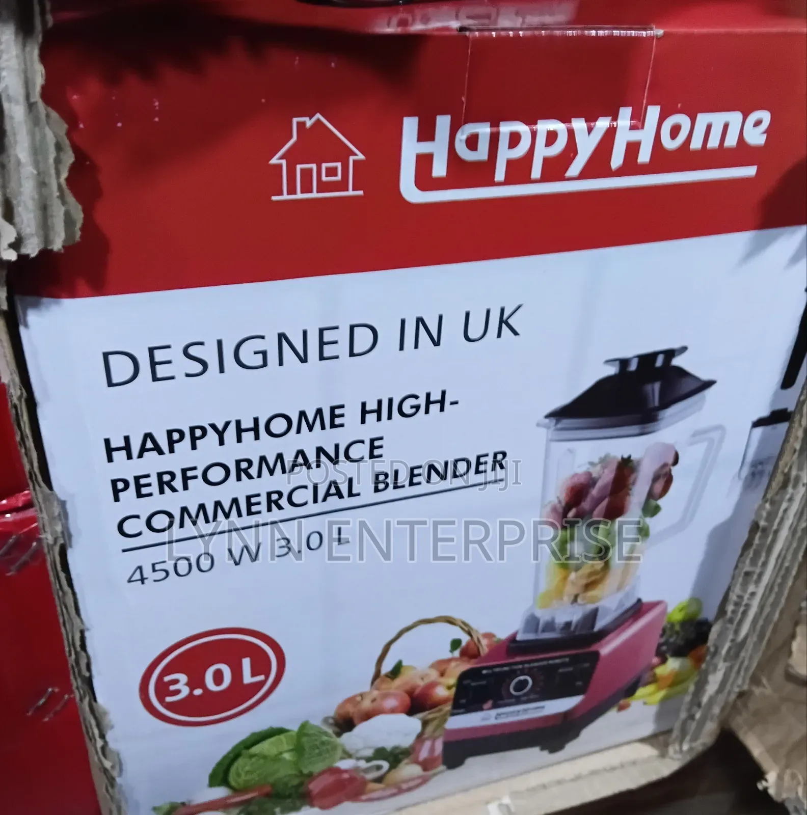 3.0 LTRS 4500watts Happy Home Commercial Blender