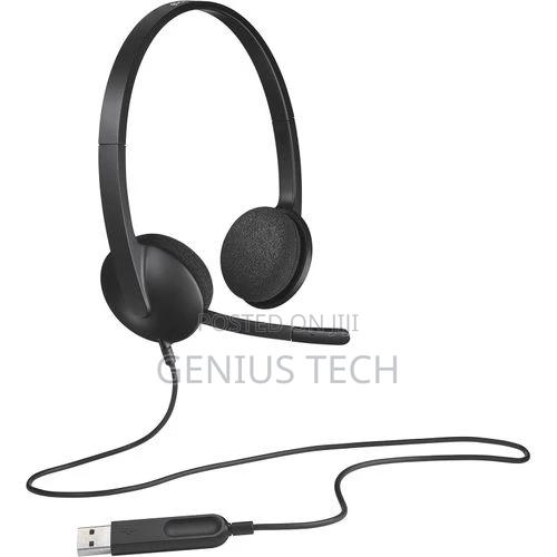 Logitech H340 Usb-a Headset With Noise Cancelling Mic — Black