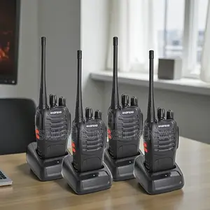 Baofeng Bf-888s Radio Calls Secure Grip 16 Channels Walkie Talkie
