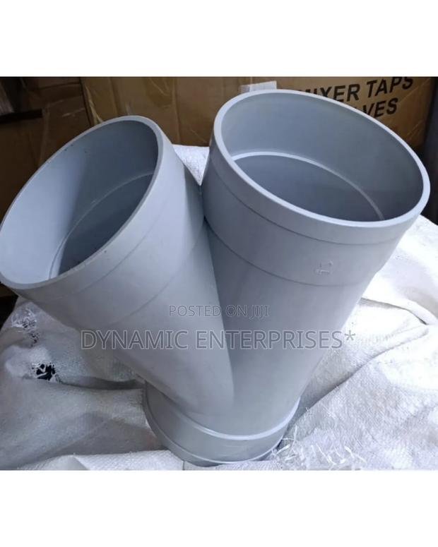 6 Inch PVC Y_tee - main view