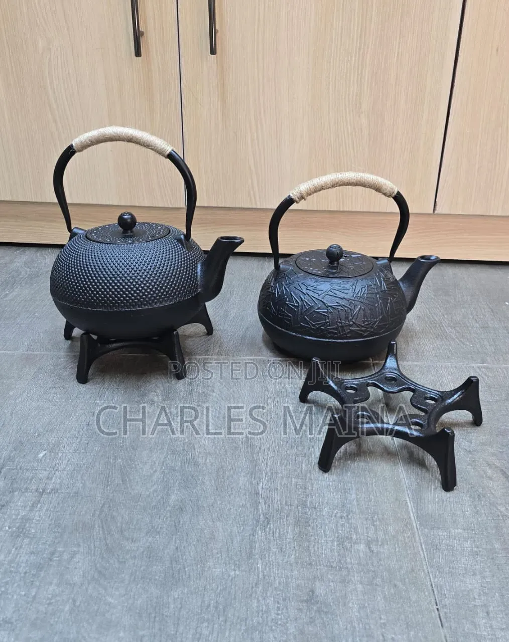 Japanese Kettle and Coaster