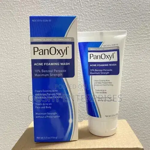 Panoxyl Acne Foaming Wash for Face and Body 10%Benzoyl Peroxide 156g