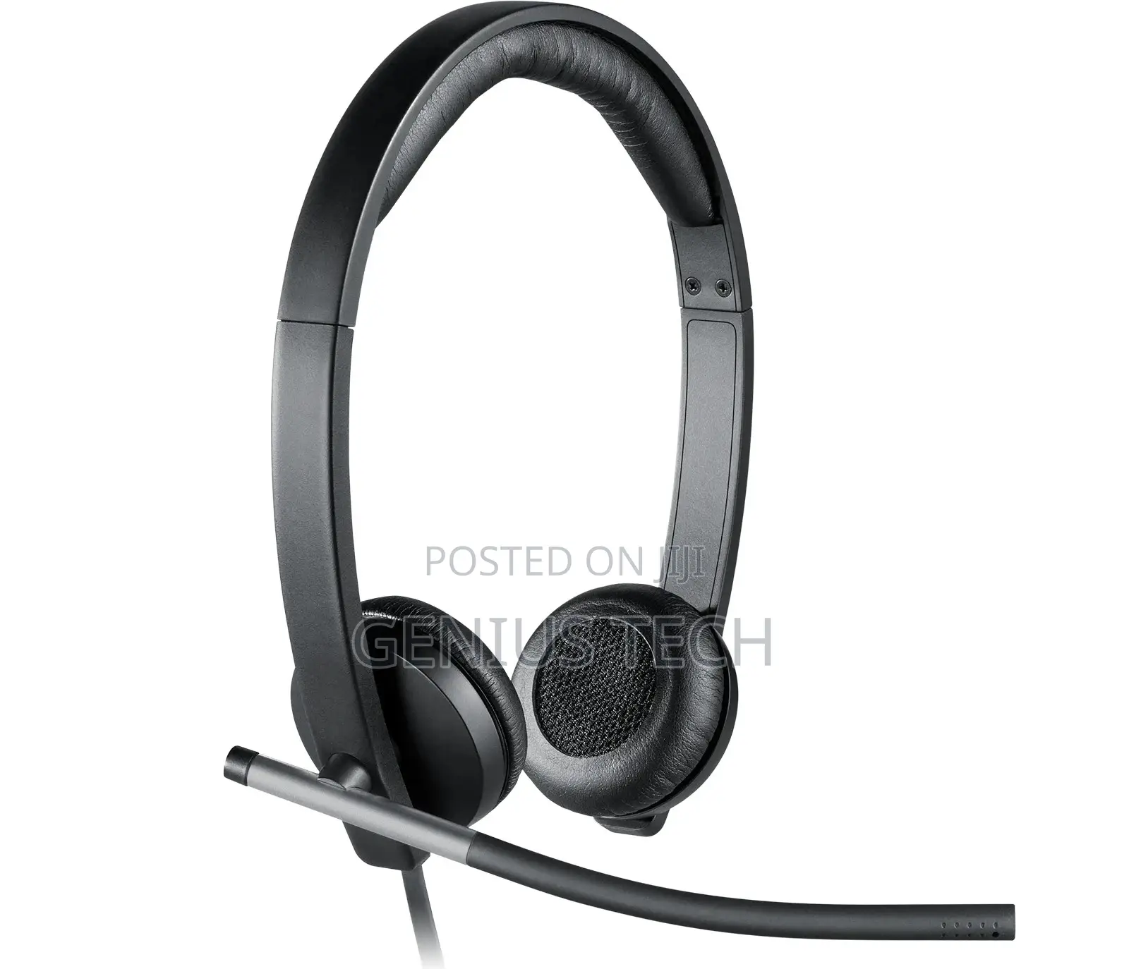 Logitech H650e Stereo Usb-a Headset With Noise Cancelling Mic — Black