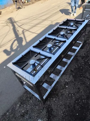Commercial Sizes Stainless Four Burner Stainless Steel Grill Jikos