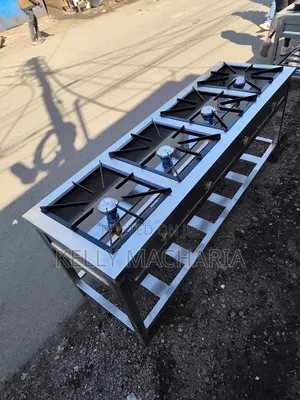 Commercial Sizes Stainless Four Burner Stainless Steel Grill Jikos