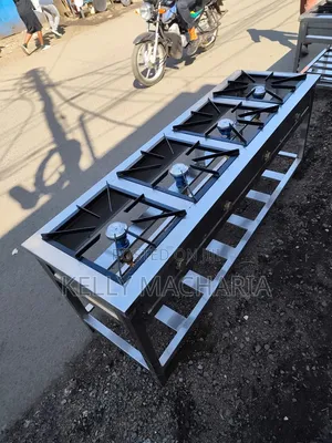 Commercial Sizes Stainless Four Burner Stainless Steel Grill Jikos