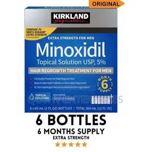 Kirkland Minoxidil 5% Hair Regrowth Treatment - 6 Bottles X 60ml
