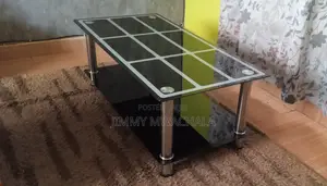 Black Glass Table