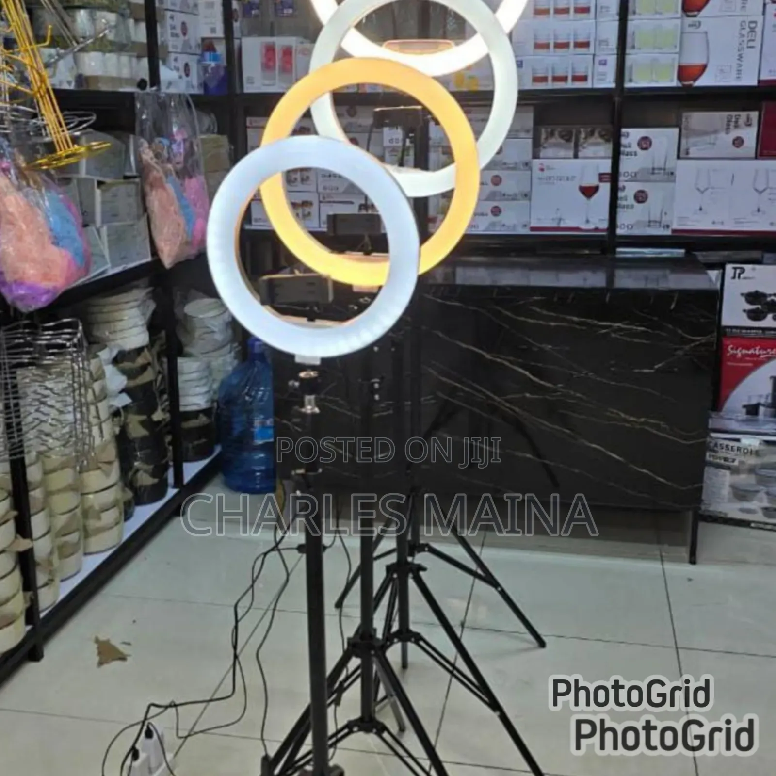 3 Coloured Ring Light