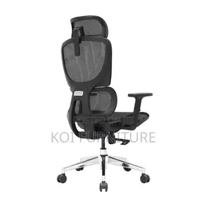 Chair Black Ergonomic Mesh Office Chairs With Headrests Footrests