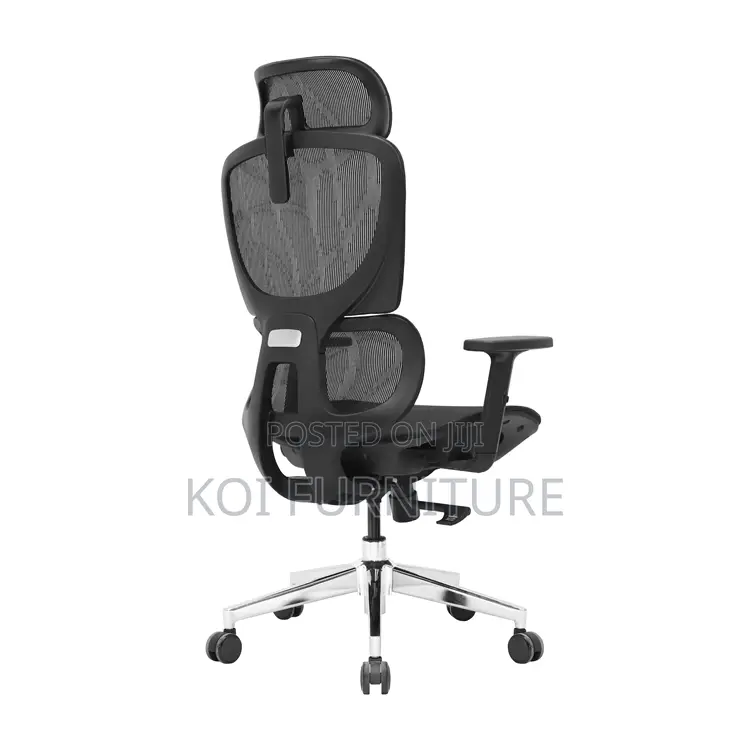 Chair Black Ergonomic Mesh Office Chairs With Headrests Footrests